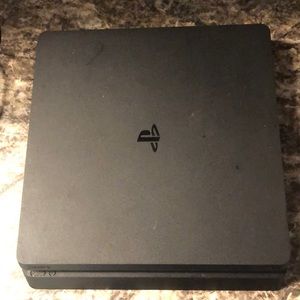 Ps4 with controller and game